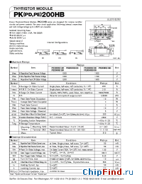 Datasheet PE200HB120 manufacturer SanRex